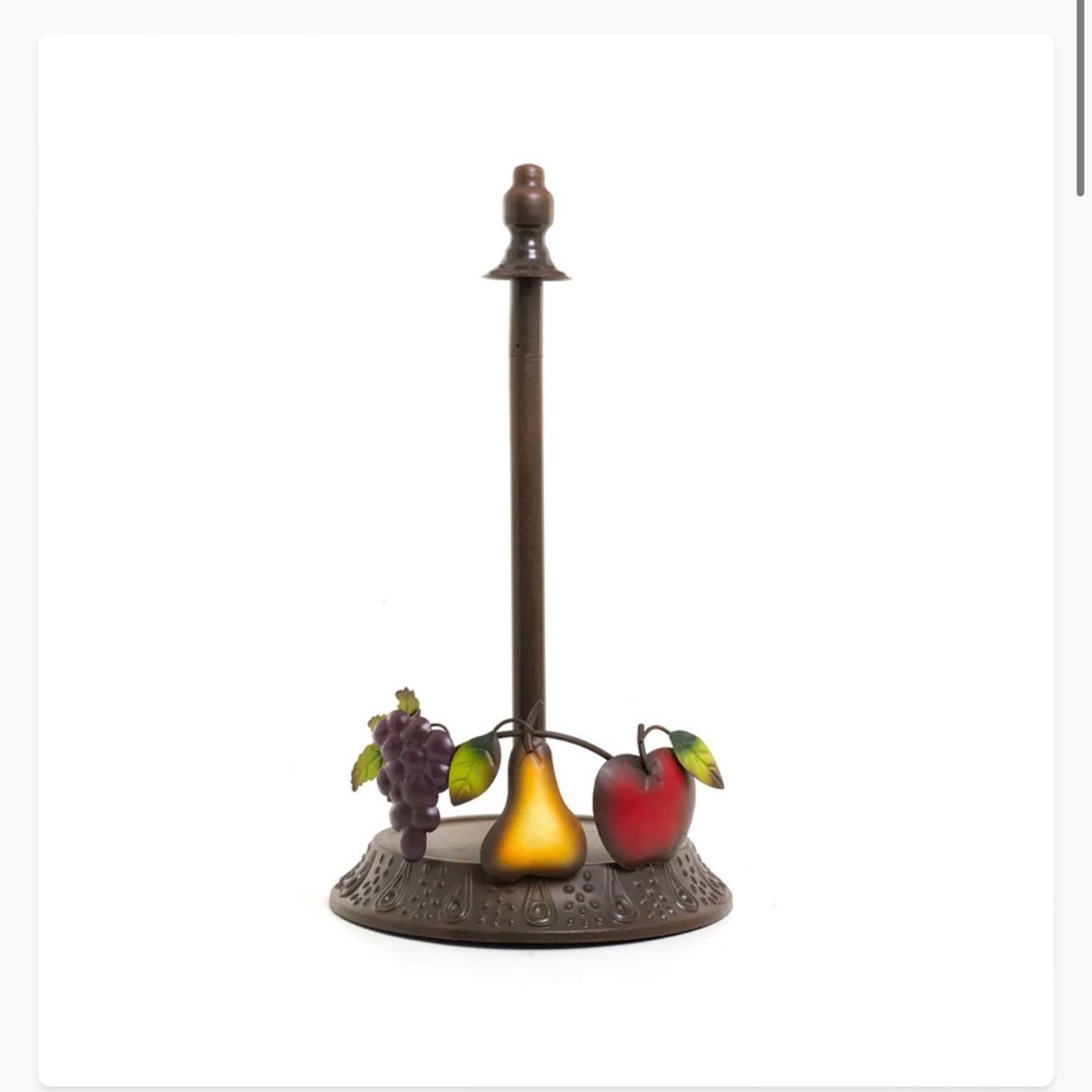 Sonoma Villa Hammered Fruits Paper Towel Holder